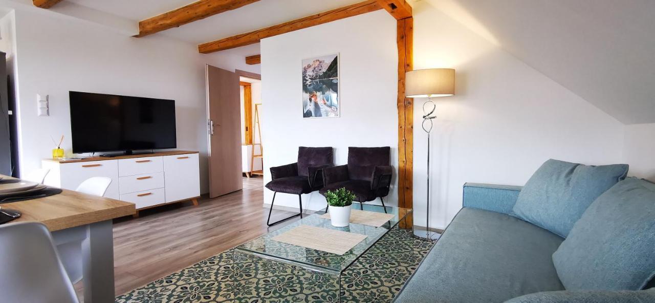 Klimatyczny Apartament Nr 8 Z Widokiem Na Gory Sowie Биелава Екстериор снимка