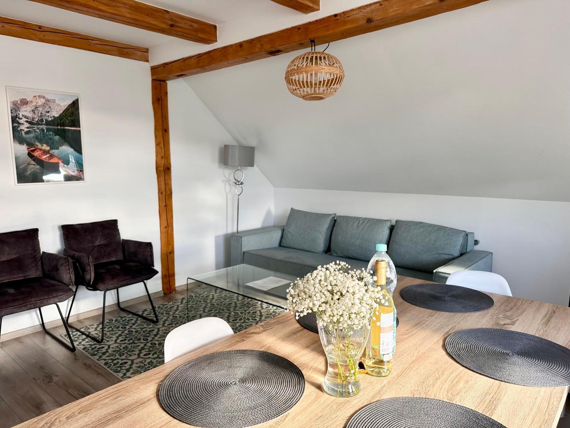 Klimatyczny Apartament Nr 8 Z Widokiem Na Gory Sowie Биелава Екстериор снимка